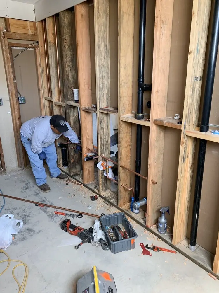 Commercial rough-in plumbing for Gas Line Repair in Howard